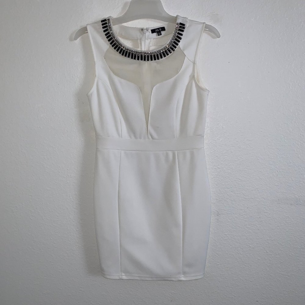 Alt B Beaded Neck Dress